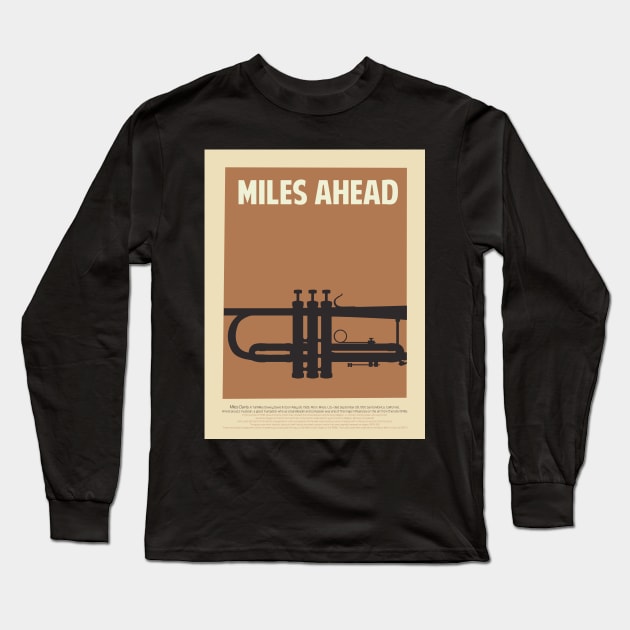 Miles Davis - Aesthetic Tribute to Miles Ahead Long Sleeve T-Shirt by Boogosh